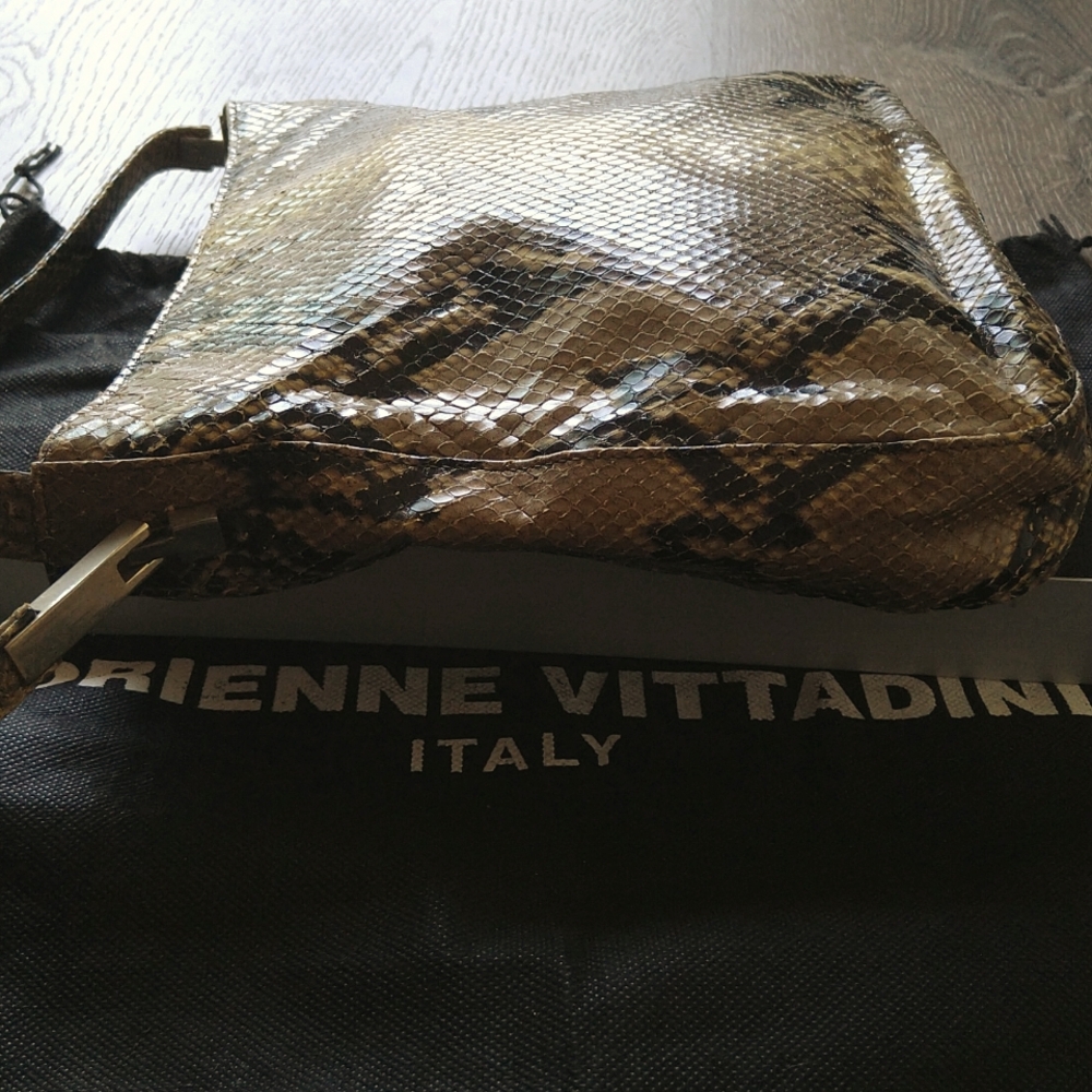 Real Python Skin Vintage Shoulder Bag - image 4